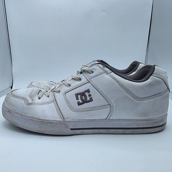 DC Pure Mens Size 13 White Sneaker Shoes Skating Walking Casual Outdoors main image 5